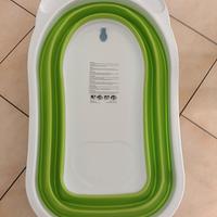 bilancia e vaschetta per bagnetto 