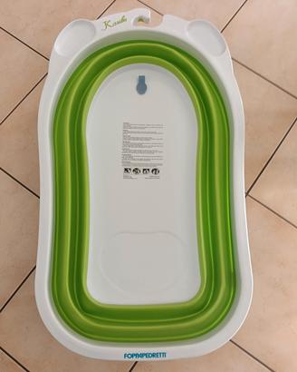 bilancia e vaschetta per bagnetto 