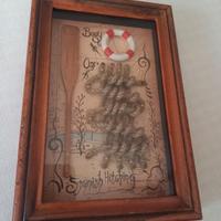 Quadro nodi marinari nodo spagnolo cm.22x15