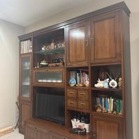 PARETE ATTREZZATA IN LEGNO