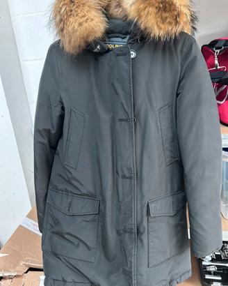 Parka nero Woolrich donna