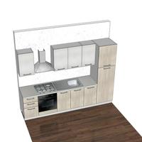 Top per cucine gia' forati max 240 cm