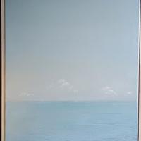 olio su tela "mare d'estate"  50X100 cm M. Mandarà