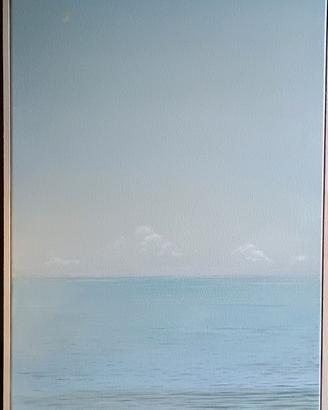 olio su tela "mare d'estate"  50X100 cm M. Mandarà