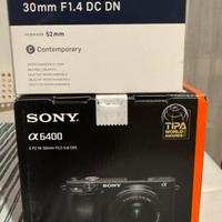 Sony alpha 6400 + sigma 30mm 1.4