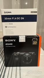 Sony alpha 6400 + sigma 30mm 1.4