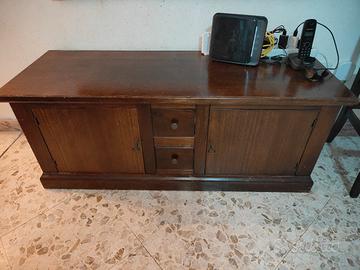 Mobile Porta TV / Credenza Bassa in Legno Arte Pov