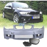 PARAURTI ANTERIORE BMW E81 E87 E82 04-13 LOOK 1M S