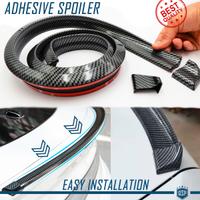 SPOILER Posteriore Per Opel in CARBONIO Adesivo