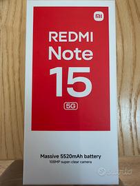 Cellulare smartphone Xiaomi Redmi Note 15 5G 256gn