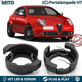Coppia ADATTATOR KIT LED H7 ALFA MITO Portalampada