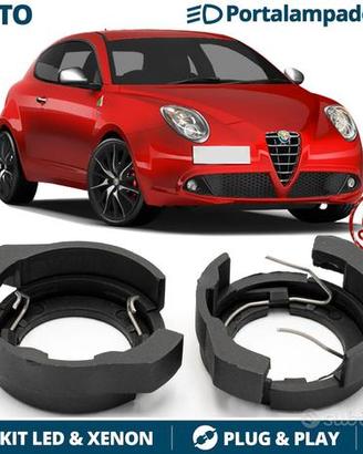Coppia ADATTATOR KIT LED H7 ALFA MITO Portalampada