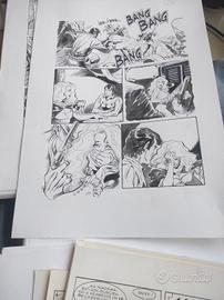 TAVOLE ORIGINALI FUMETTI BONELLI 