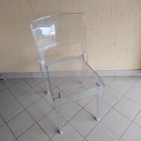  Sedie Moderne Elegante Trasparente in POL