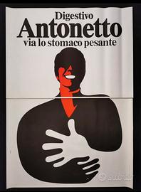 Coppia Manifesti Digestivo Antonetto - Testa