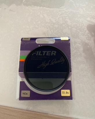 Filtro hoya nd4 72mm