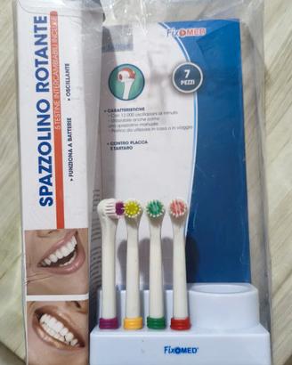 4 pz. testine ricambio fixmed spazzolino elettrico