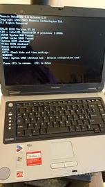 toshiba satellite sm30x-161 per ricambi si accende