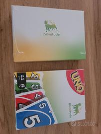 Set carte da gioco,1 conf. da UNO e una di carte