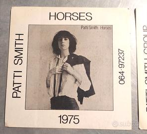 Tre adesivi originali anni '70 - Patti Smith