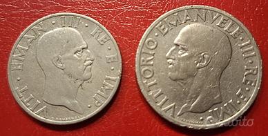 Lotto di 2 monete rare 