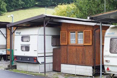 Roulotte Elnagh + Casa mobile in legno