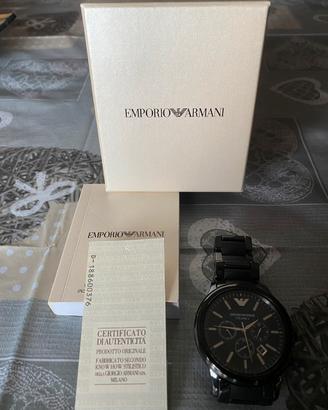 Orologio armani uomo 41mm ceramica