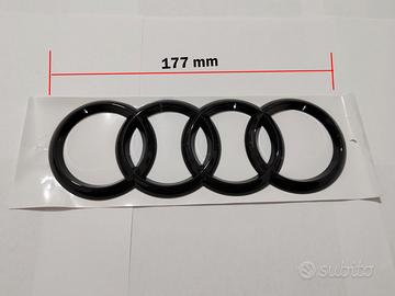 STEMMA AUDI POSTERIORE 177MM ADESIVO LOGO FREGIO