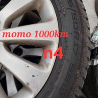 4 gomme con e senza cerchi