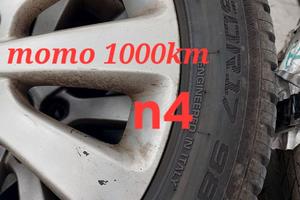 4 gomme con e senza cerchi