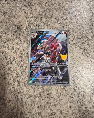 Carta pokemon Lycanroc 138 30° Anniversario ita
