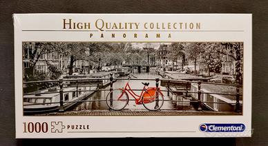 Clementoni - PUZZLE 1000 PEZZI - Amsterdam Bicycle