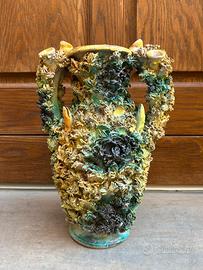 Quartara vaso bummulu terracotta Caltagirone