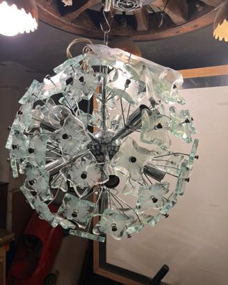 Lampadario vetro di Murano, anni 80/90