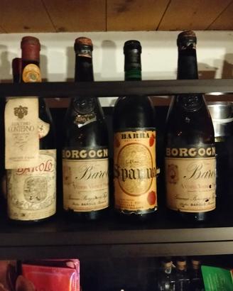 bottiglie vino. vintage 