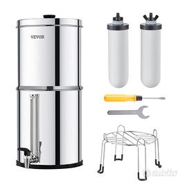 Sistema di Filtraggio Acqua 7,8+8,5 L con 2 Filtri
