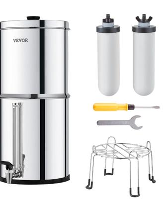 Sistema di Filtraggio Acqua 7,8+8,5 L con 2 Filtri