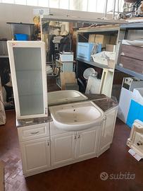 Mobile bagno completo con piano in marmo nuovo