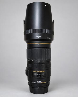 teleobiettivo sigma per canon 70-200