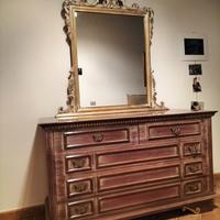 cassettone con specchiera