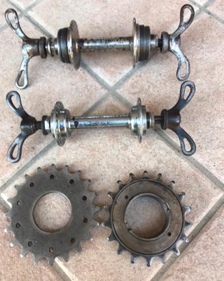 Mozzi Corsa Fb giroruota acciaio anni 30