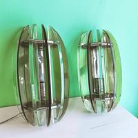 Coppia applique Veca anni '70