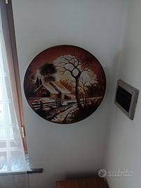 piatto decorativo tema winter