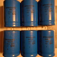 Condensatori Elettrolitici Sprague 680uF 250V usat