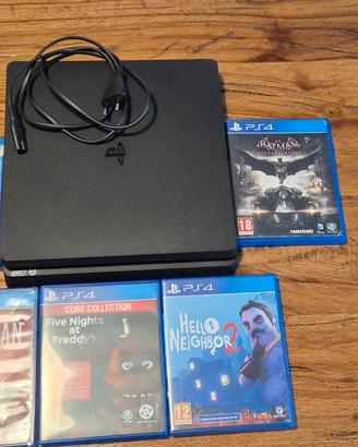 PS4 con 5 giochi