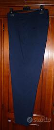 Pantaloni donna Carla Ferroni tg 51 blu viscosa