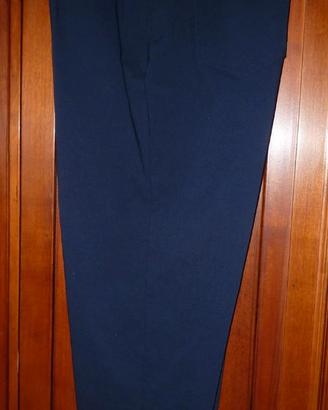 Pantaloni donna Carla Ferroni tg 51 blu viscosa