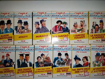 CASSETTE VHS IL MEGLIO DI STANLIO&OLLIO