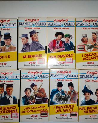 CASSETTE VHS IL MEGLIO DI STANLIO&OLLIO