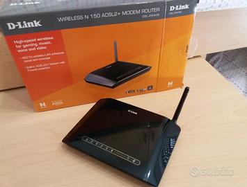 D-Link Modem Router Wireless G ADSL2/2+ ANTIHACKER